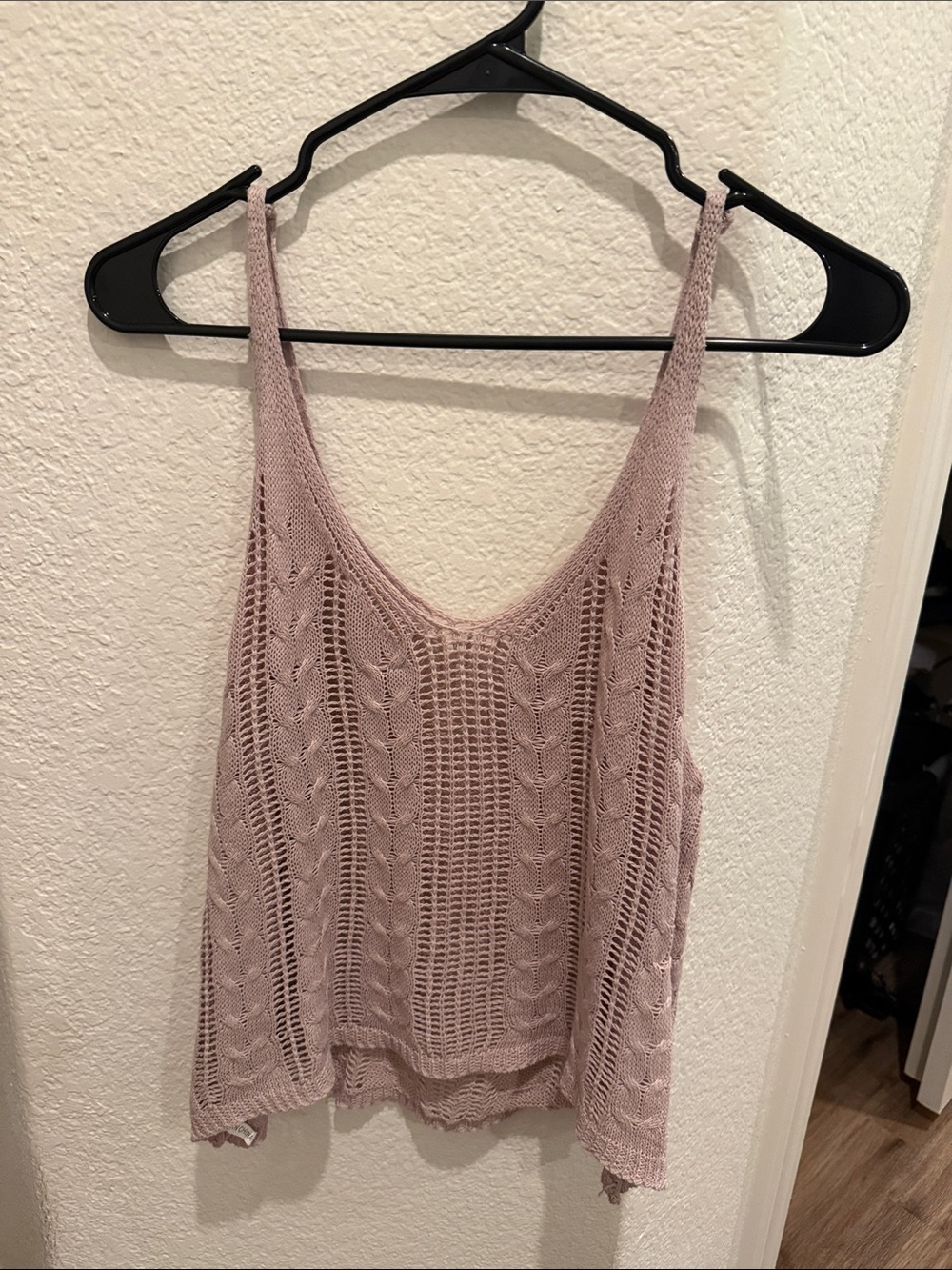 Women's Knit Tank Top - Blush Pink